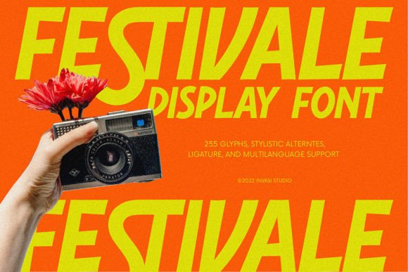 Add Retro Personality to Your Crafts with the Festivale Typeface