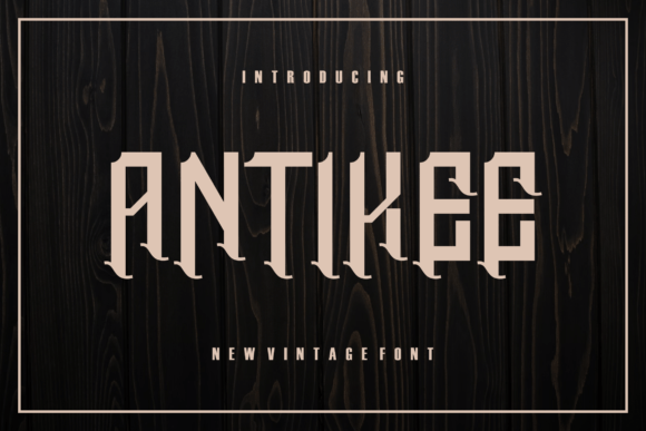 Antikee: A Modern Display Font for Web Designers