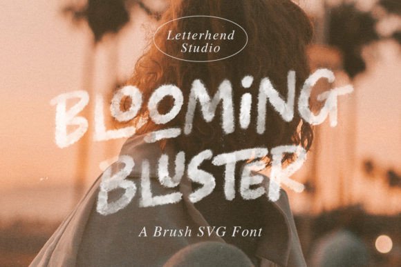 Blooming Bluster: A Display Font for Dynamic Digital Experiences