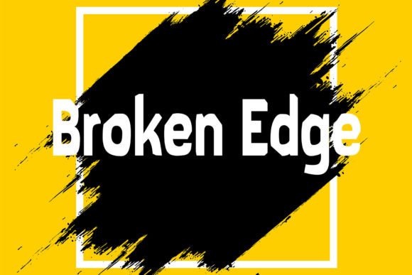 Broken Edge: The Modern Display Font for Business Branding