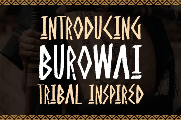 Burowai: An Authentic Display Font for Creative Branding