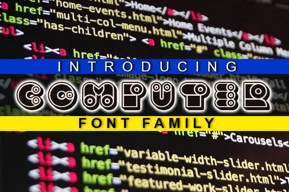 Computer: A Futuristic Typeface for Bold Branding