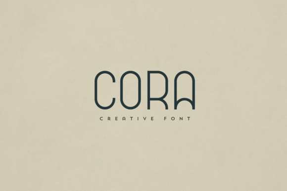Cora: The Elegant Display Font for Creative Product Makers