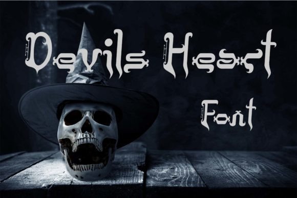Devils Heart: A Display Font with Edgy Editorial Charm