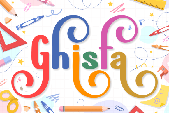 Ghisfa: A Cheerful Display Font for Editorial Design
