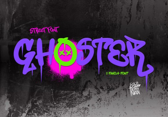Ghoster: A Graffiti Display Font for Bold Campaign Graphics