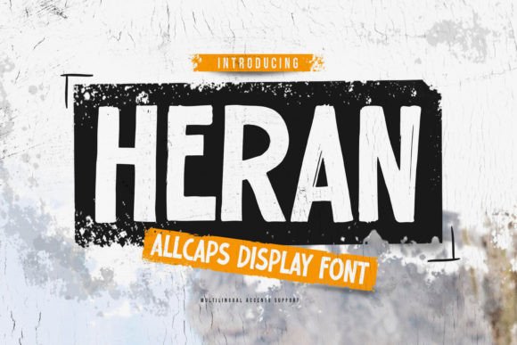 Heran: A Display Font for Bold Marketing Communications