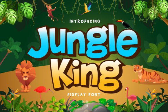 Jungle King: The Cartoon Display Font That Packs a Real Punch