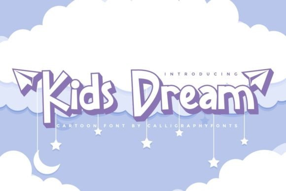 Kids Dream Font Brings Playful Energy to Campaign Design
