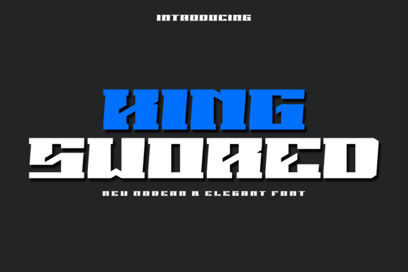 King Swored: Bold Display Typeface for Creators