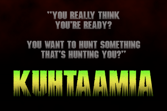Kuhtaamia: A Distressed Display Font for Bold Layouts
