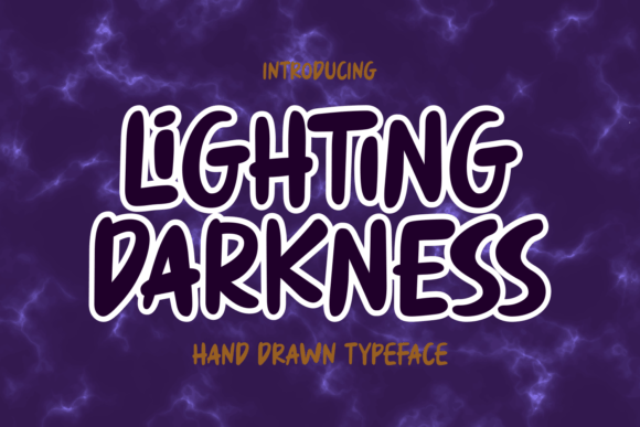 Lighting Darkness: A Hand-Drawn Display Font with Real Branding Power