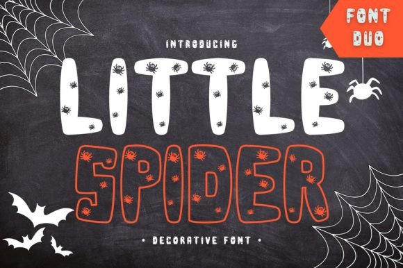 Little Spider: A Playful Scary Display Font That Works