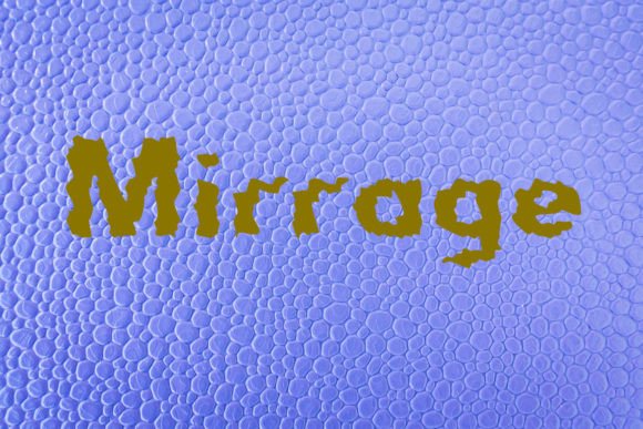 Mirrage: A Quirky Display Font for Bold Marketing Visuals
