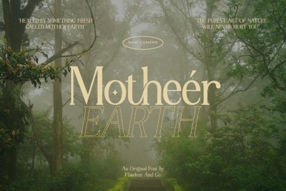 Motheér: A Stylish Serif Font for Modern Editorials