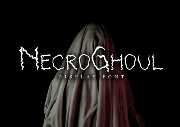 Necro Ghoul: A Display Font for Horror-Themed Digital Branding