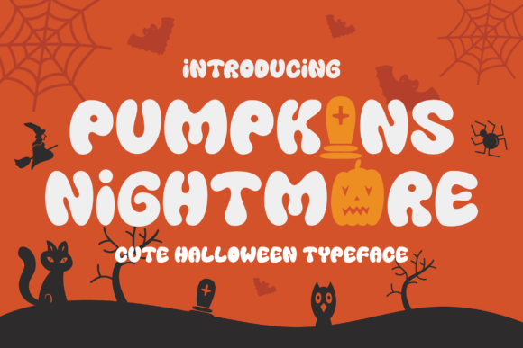 Pumpkins Nightmare: A Display Font for Distinctive Branding