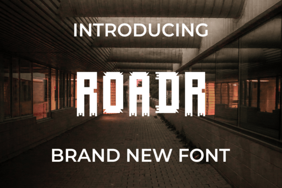 Roadr: A Bold Display Font That Makes Handmade Products Stand Out
