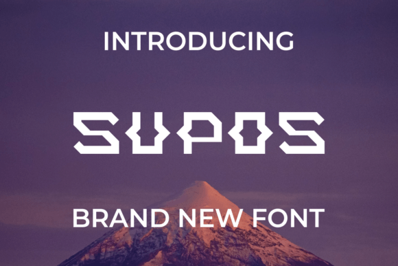 Supos: A Display Font That Makes Branding Projects Stand Out