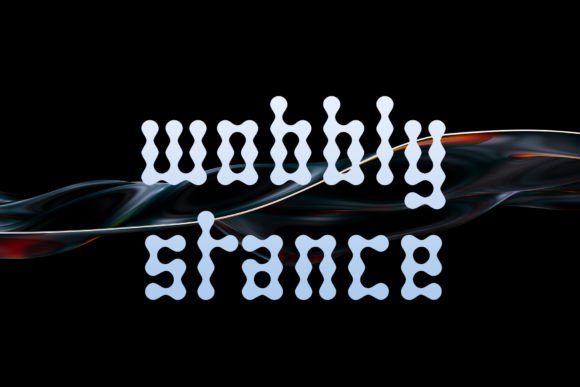 Wobbly Stance Font in Branding Projects